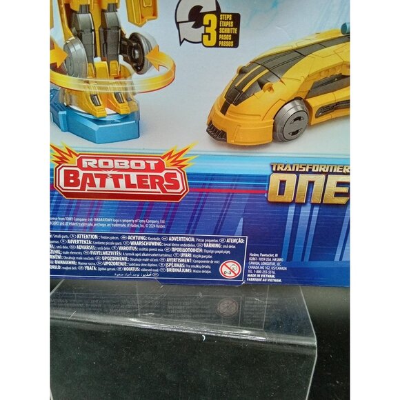 Transformers ONE Robot Battles Bumblebee B-127 Figure 3-Step Conversion Toy - Picture 6 of 8